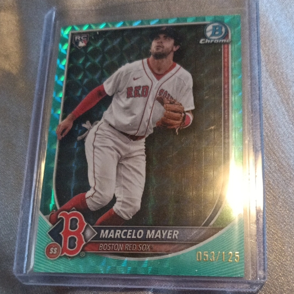Marcelo Mayer Boston Red Sox Baseball Card Rookie/125